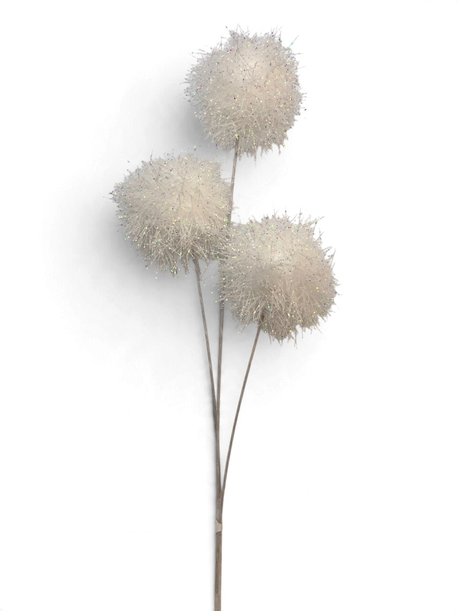 White Snow Ball Spray 34''