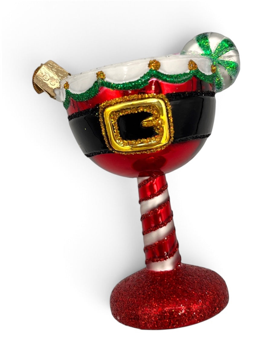 Santa Cocktail Ornament