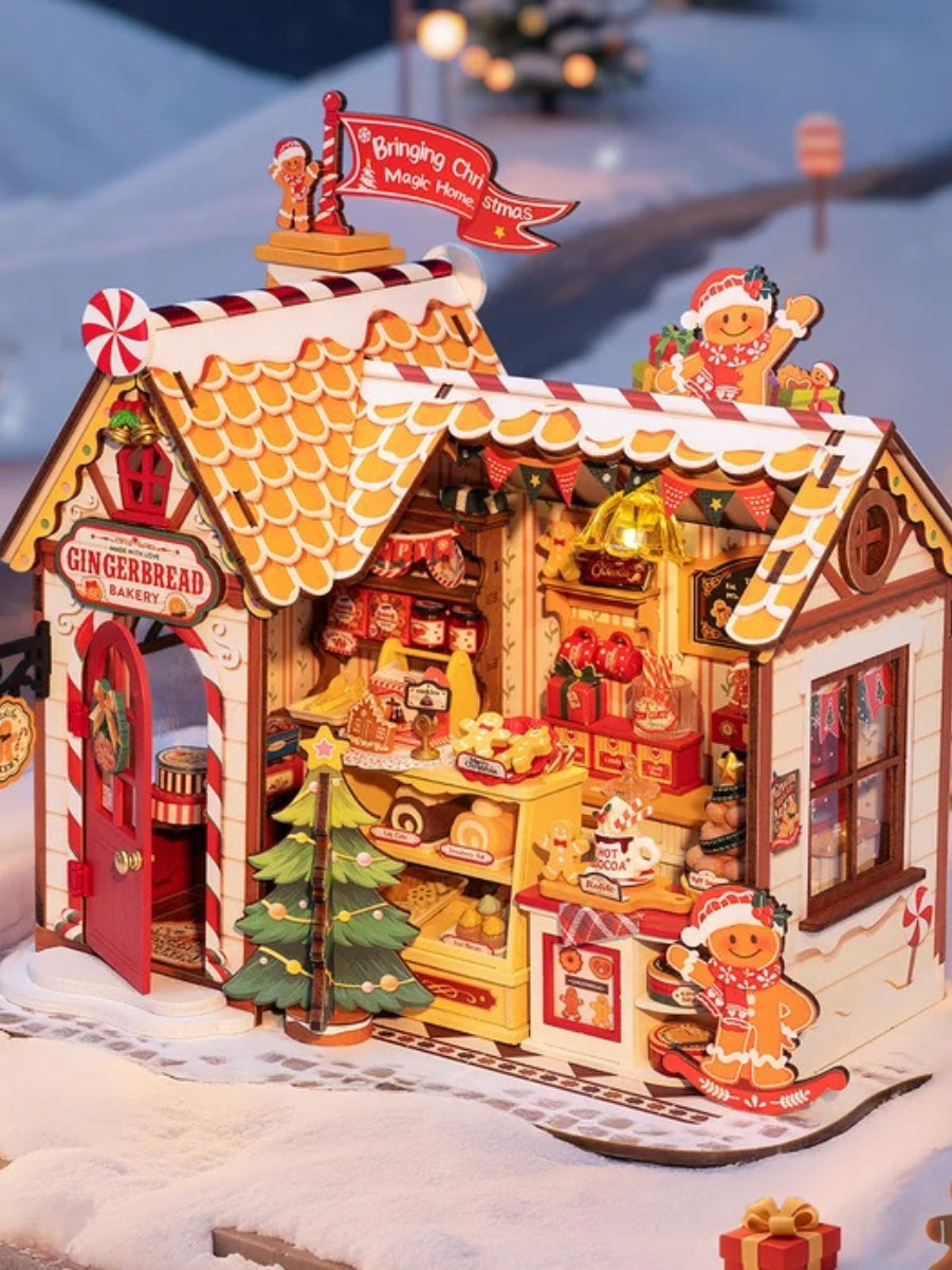 Robotime Gingerbread House DIY Miniature House