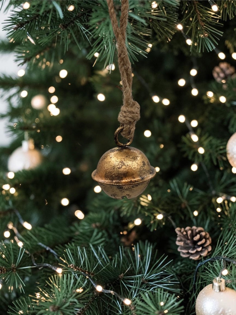 Mini Sleigh Hanging Bell Ornament