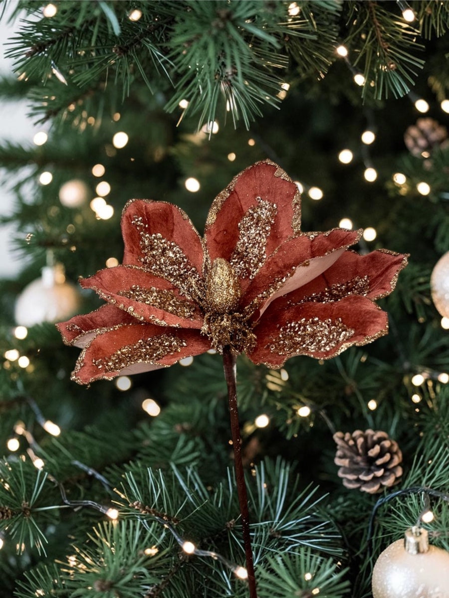 Copper Magnolia Stem 19'' x 19''