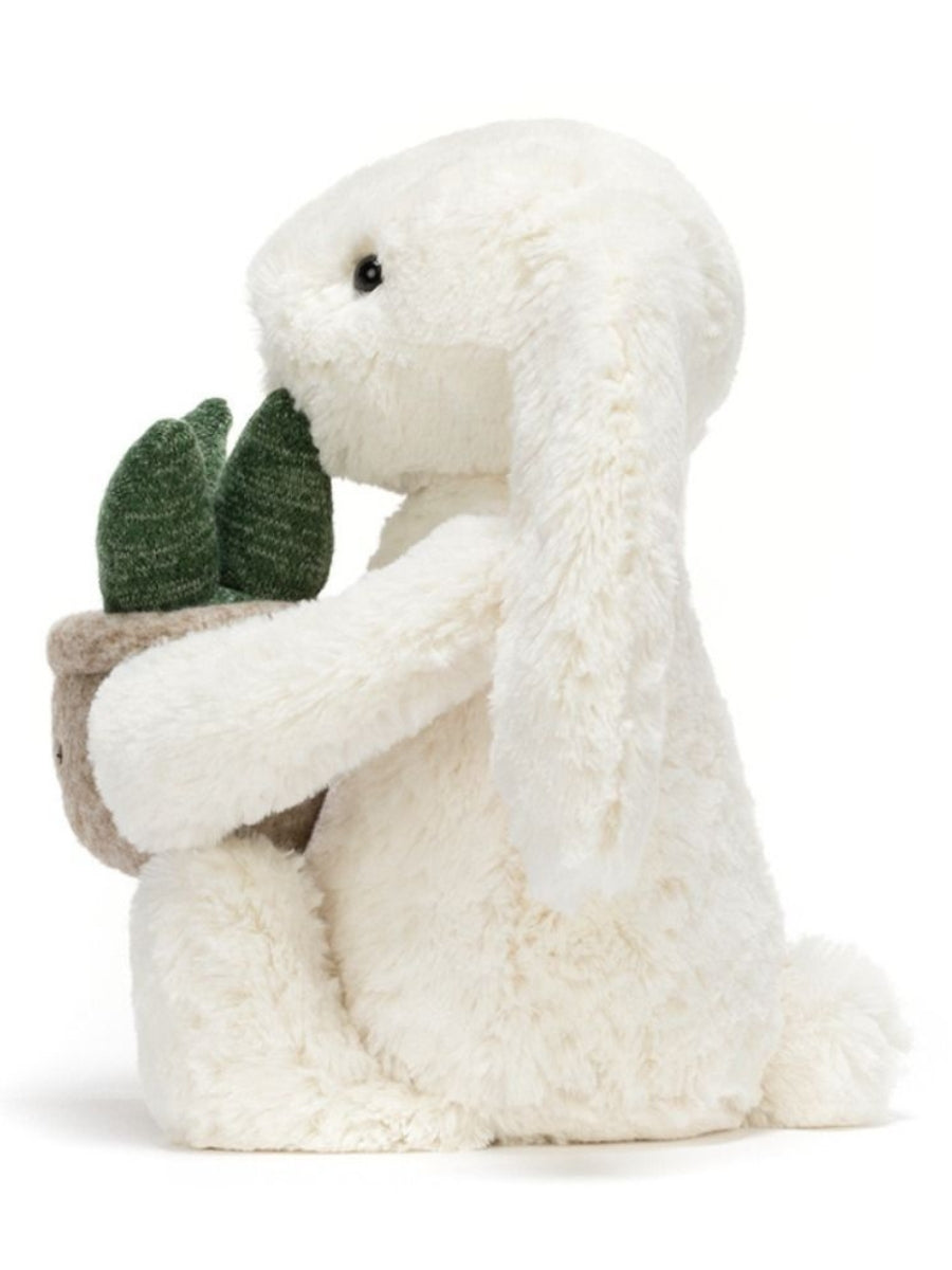 Jellycat Cream Bunny with Plant – Watson's Greenhouse