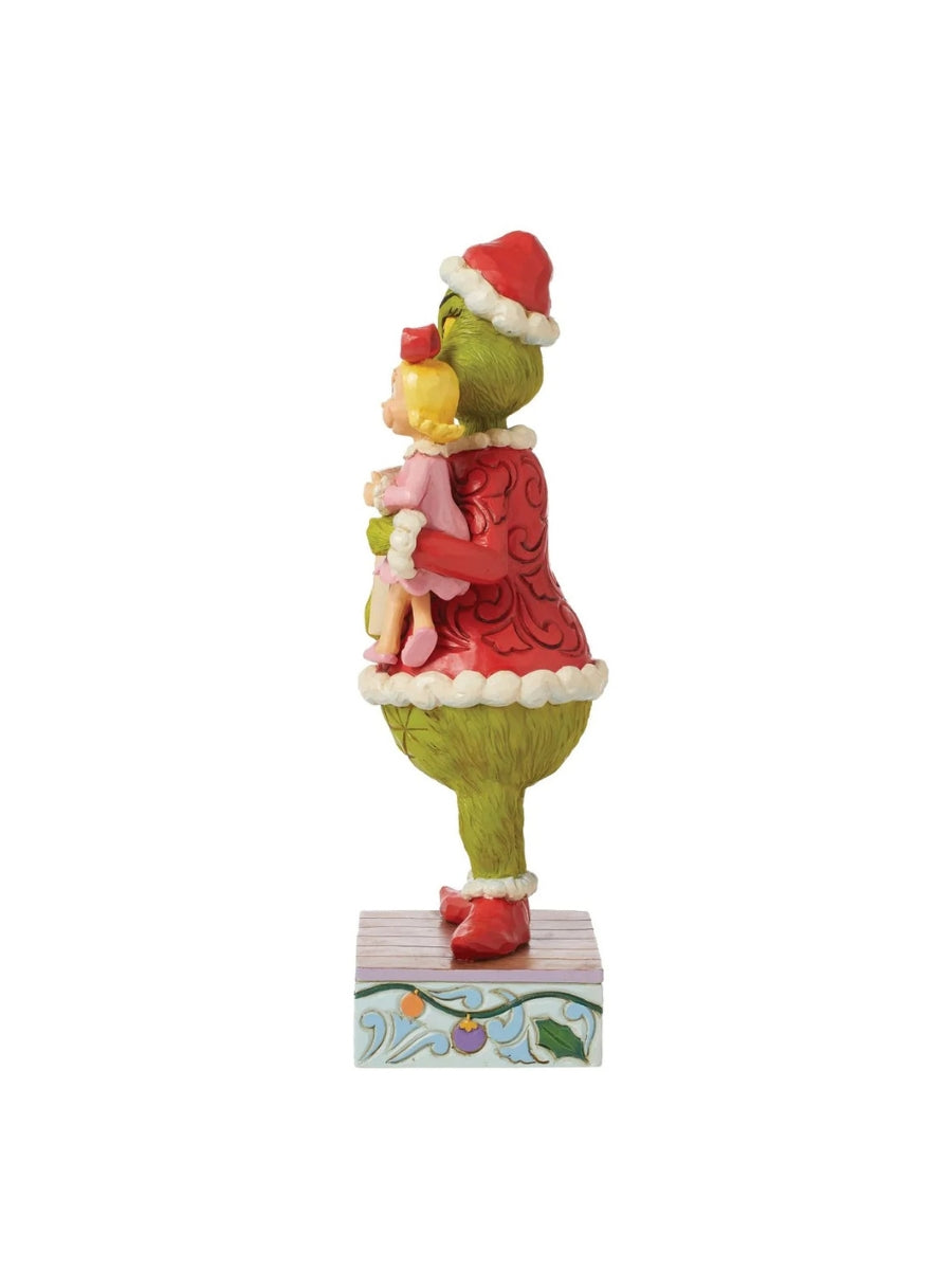 Grinch & Cindy Lou Hold Sign Figurine