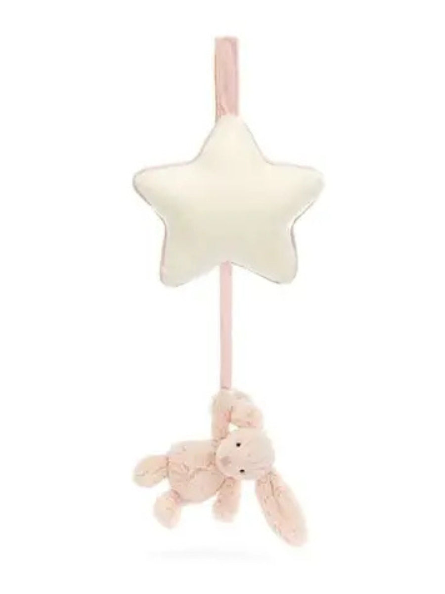 Jellycat Bashful Blush Bunny Musical Pull