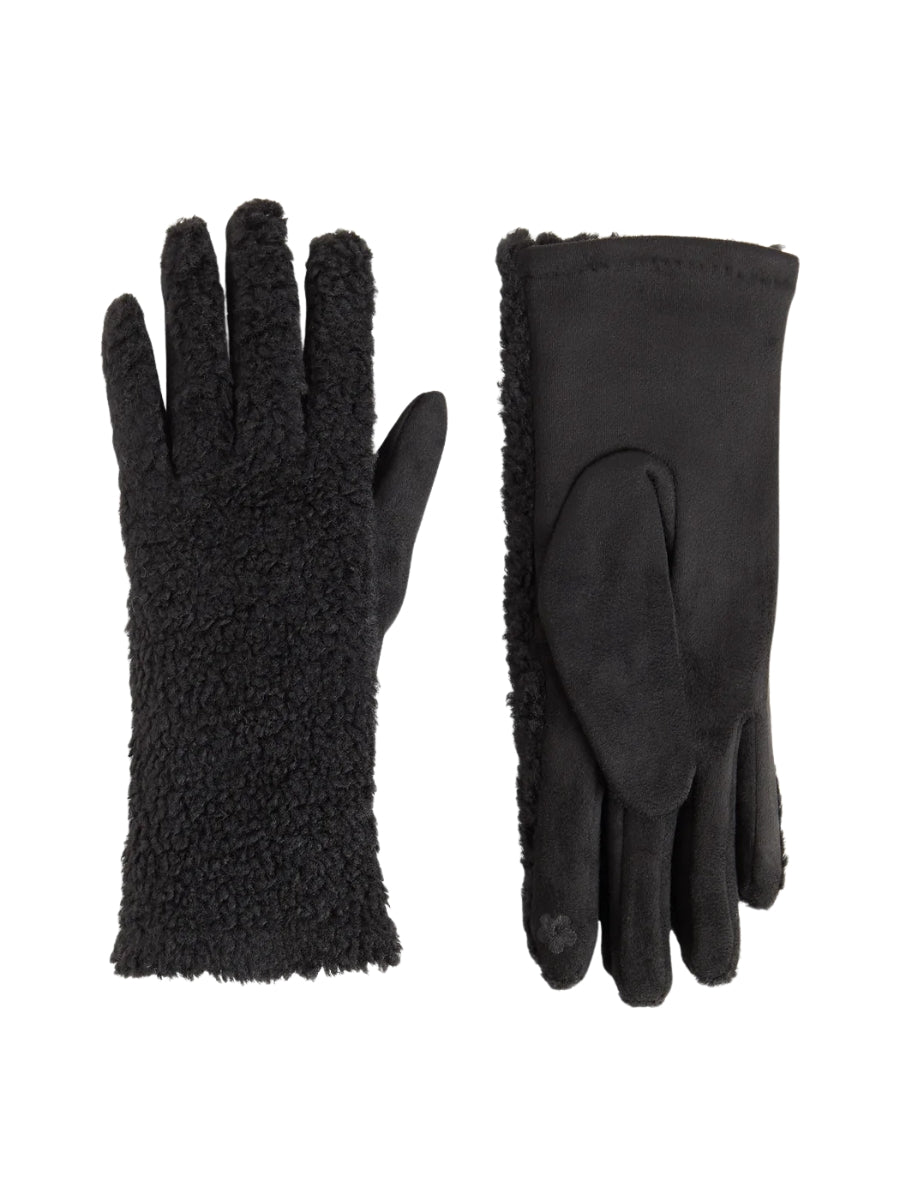 Coco Black Sherpa Gloves