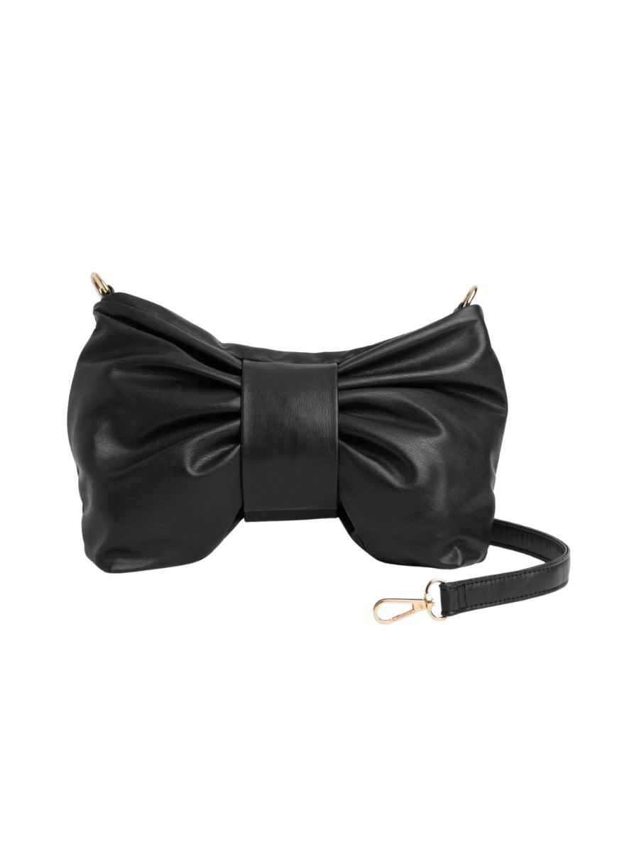 Coco Black Clarissa Bow Crossbody
