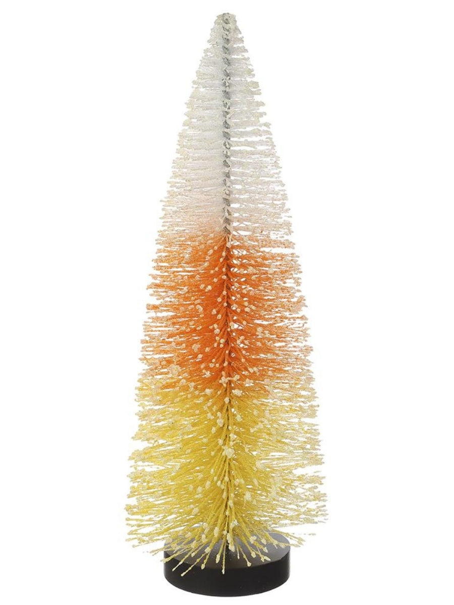 Allstate Bottle Brush Tree Orange/Yellow 12''