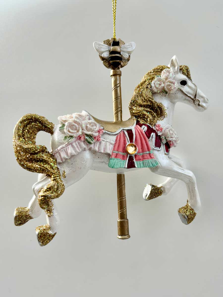 Carousel Horse Figurine Ornament