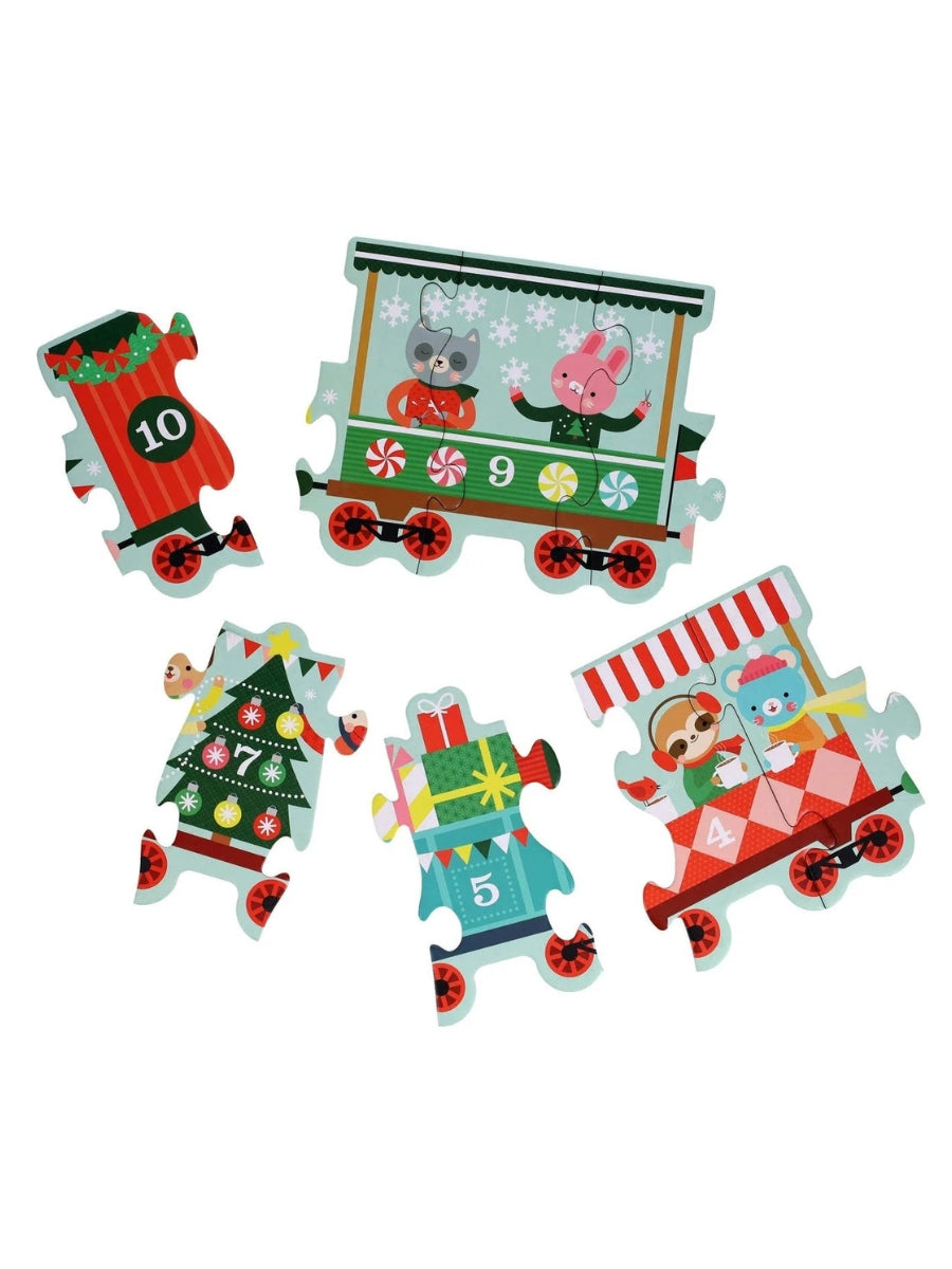 Chronicle Christmas Train Floor Puzzle
