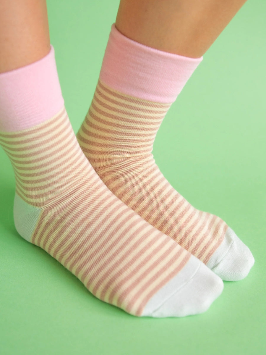 Crescent Socks - Garden Mini Crew Socks