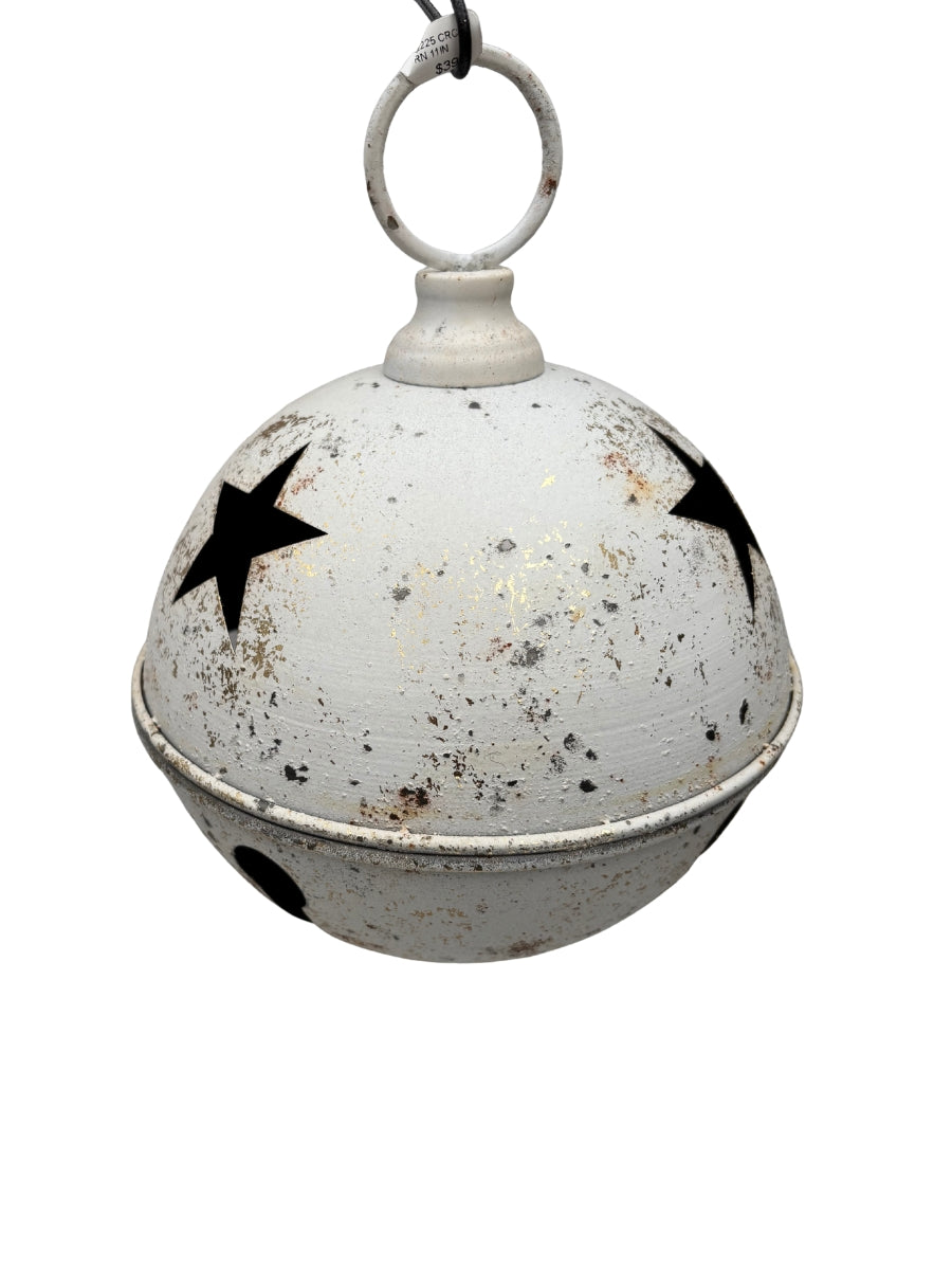 Metal Bell Distressed Ornament