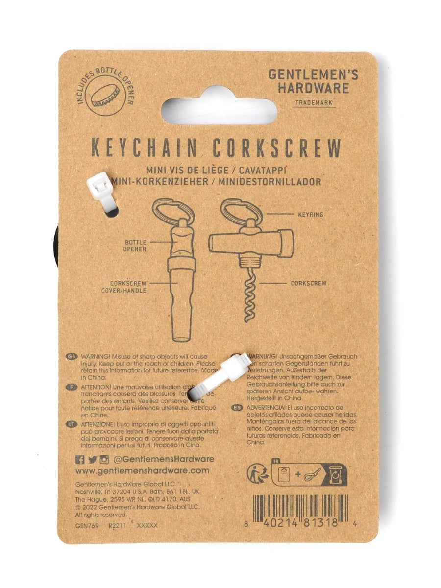 Keychain Corkscrew