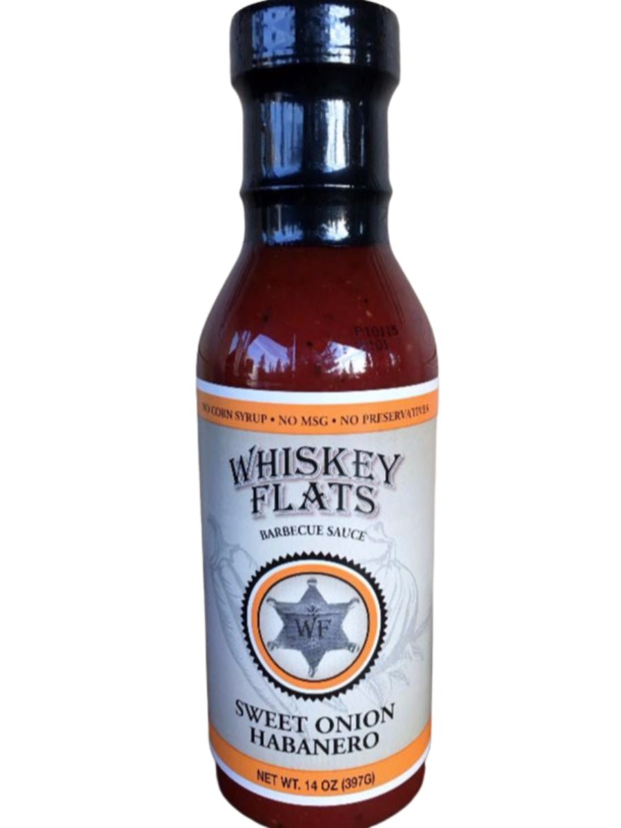 Whiskey Flats Sweet Onion Habanero BBQ Sauce