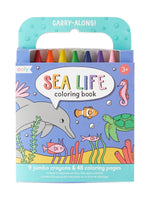 Sea Life Carry Along Coloring Book Set