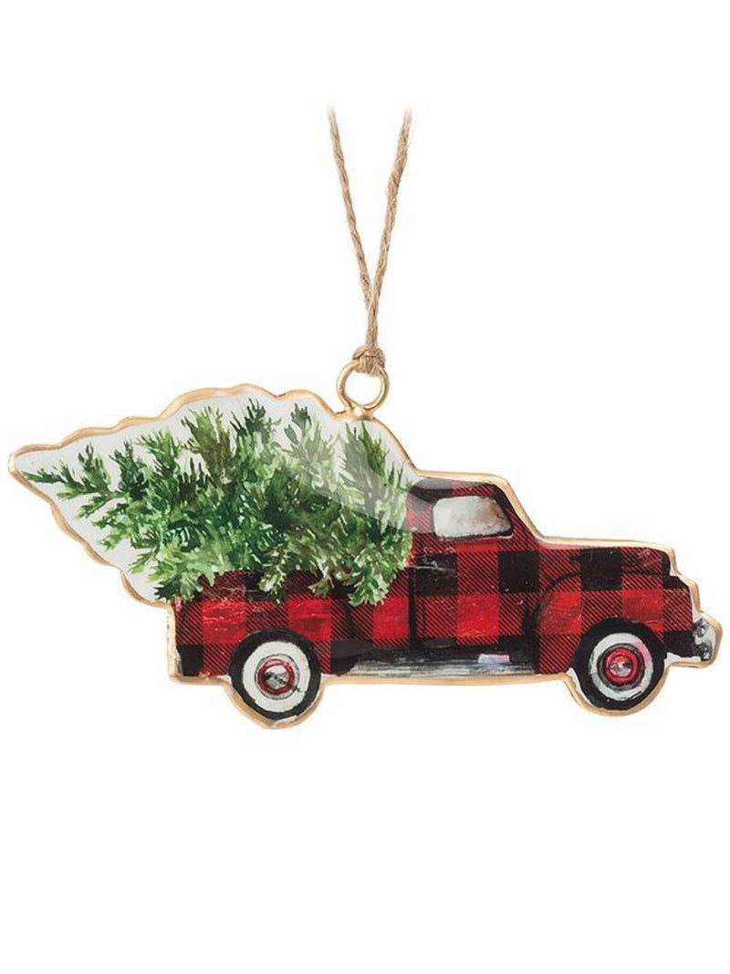 Check Truck with Tree Ornament