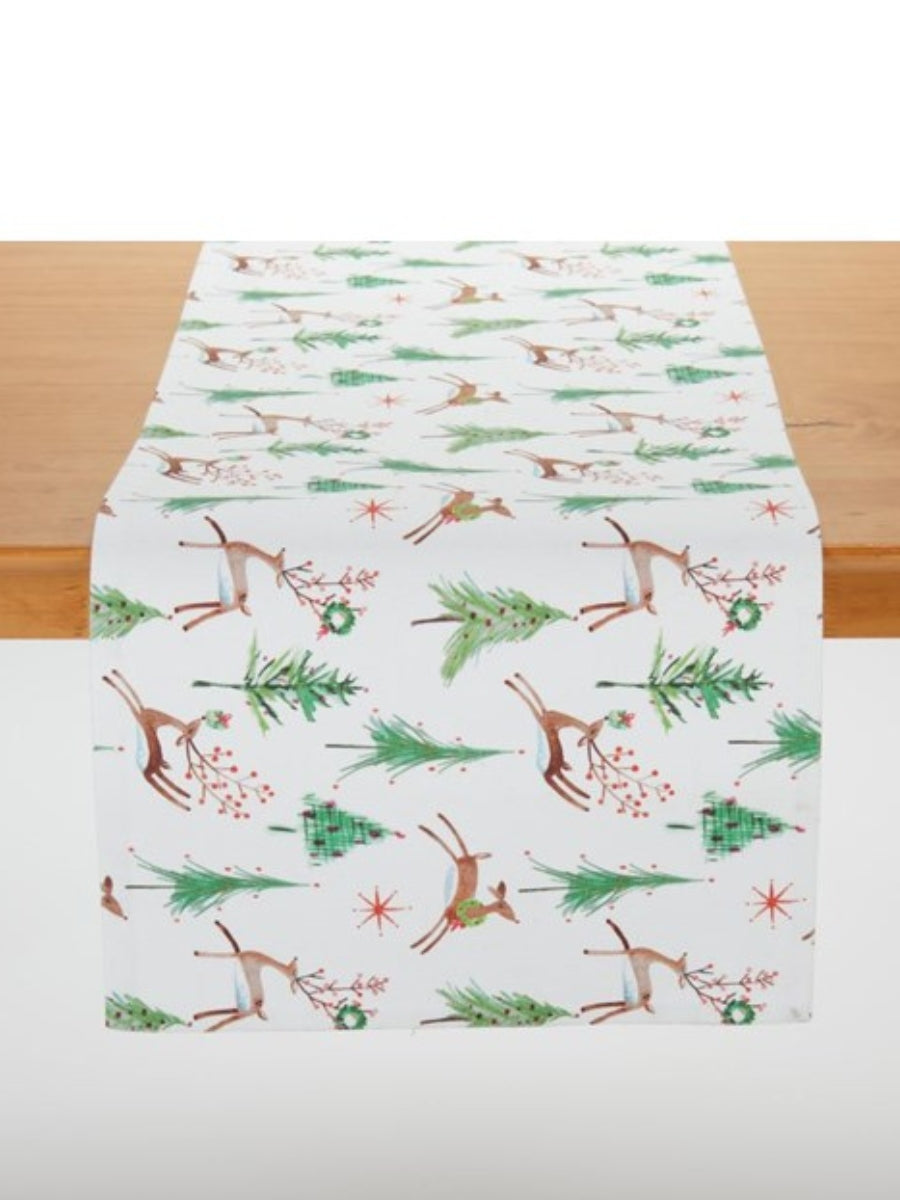 Frolicking Reindeer Table Runner – Watson's Greenhouse