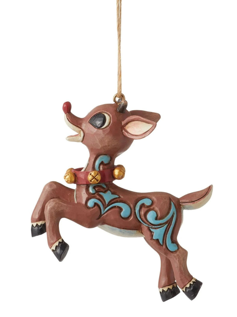 Rudolph in Flight Ornament
