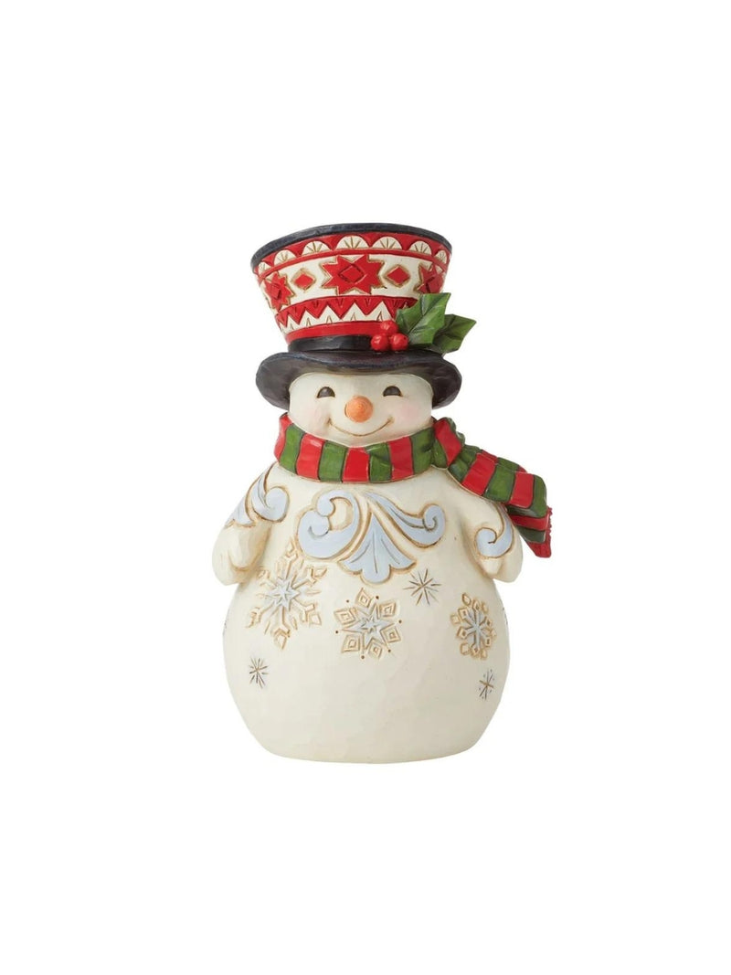 Snowman with Large Hat