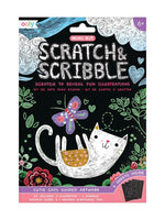 Cutie Cats Scratch and Scribble Mini Scratch Art Kit