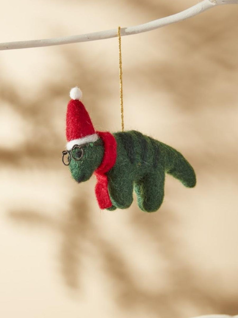 Dashing Dino Ornament