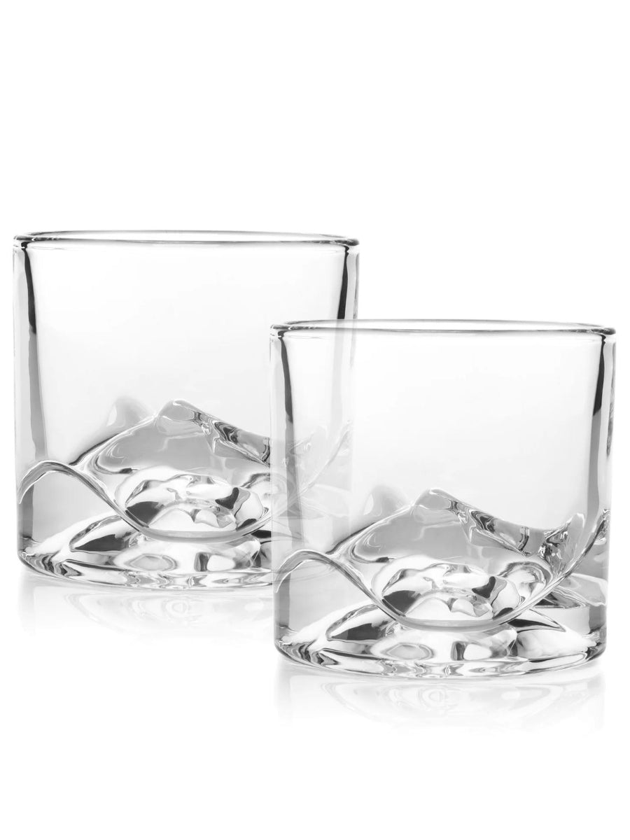 Denali Crystal Whiskey Glasses Set of 2