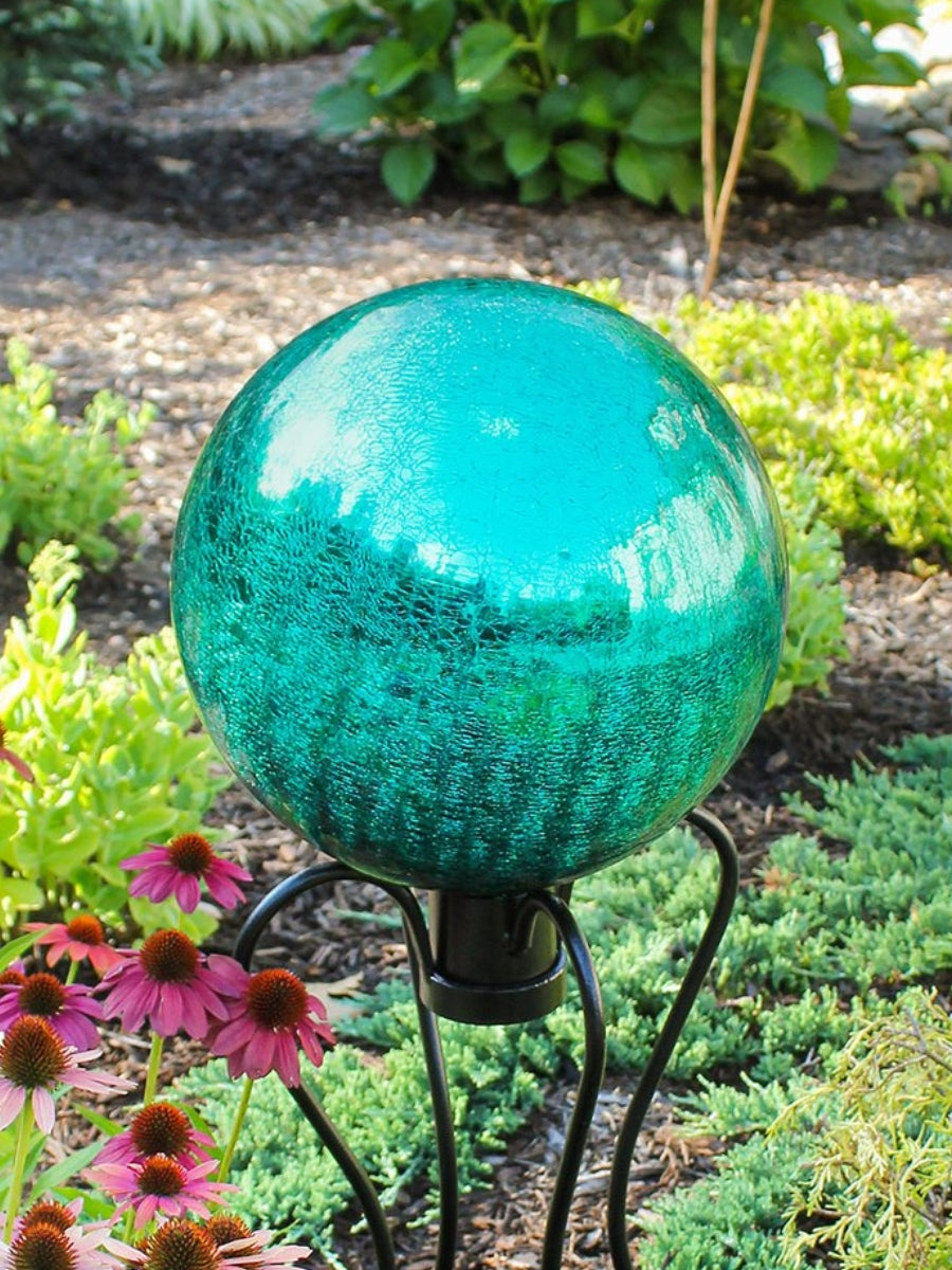 Emerald Green Glass Gazing Globe 10