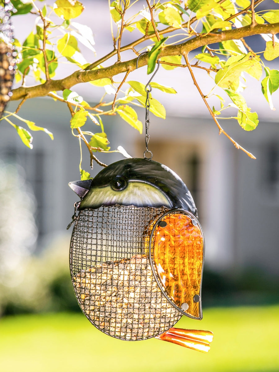 Chickadee Hanging Bird Feeder