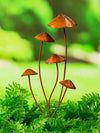 Multi Mushroom Metal Garden Stake