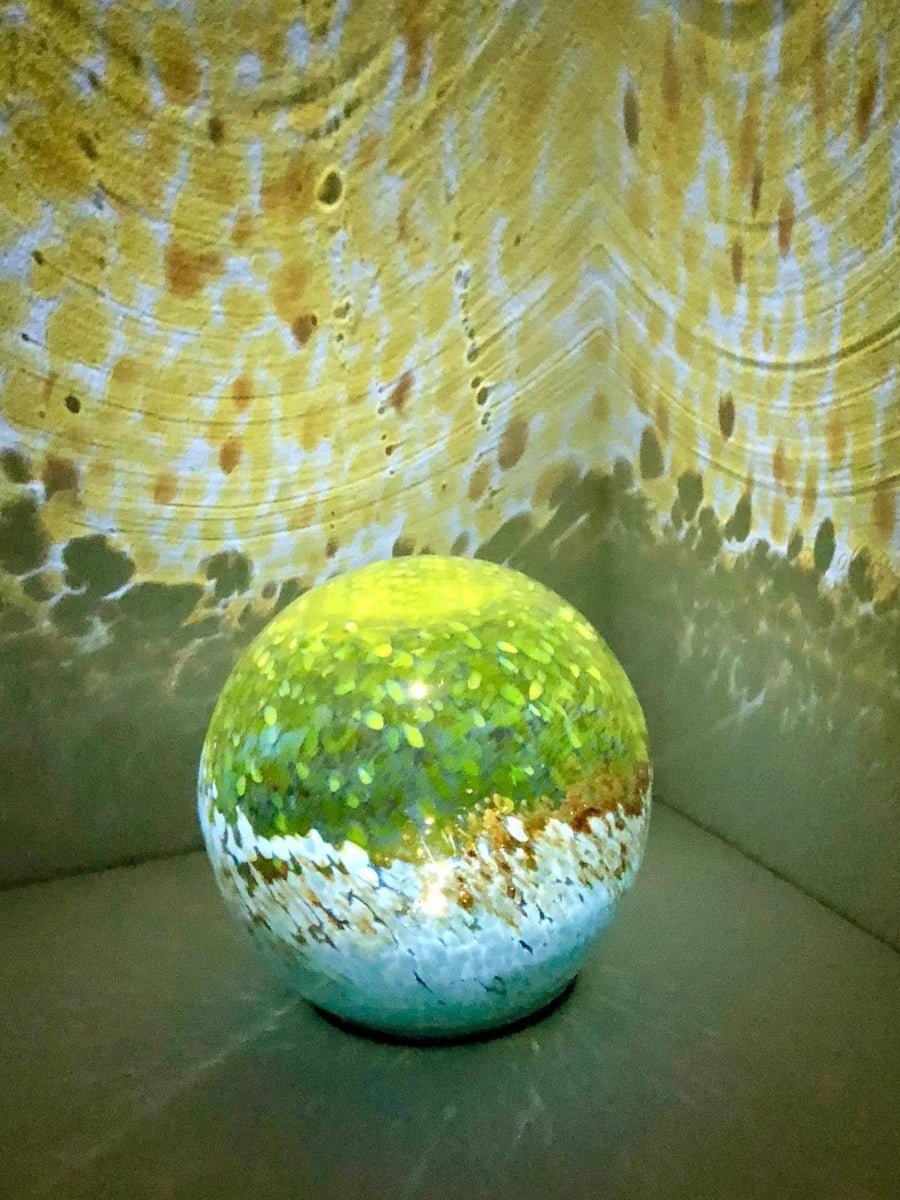 Yellow & Blue Solar Gaze Ball