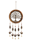 Wood and Metal Tree of Life Garden Bell