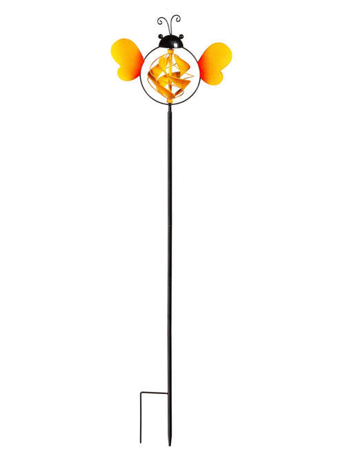 Yellow Bug Wind Spinner