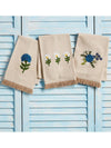 Floral Embroidery Towel