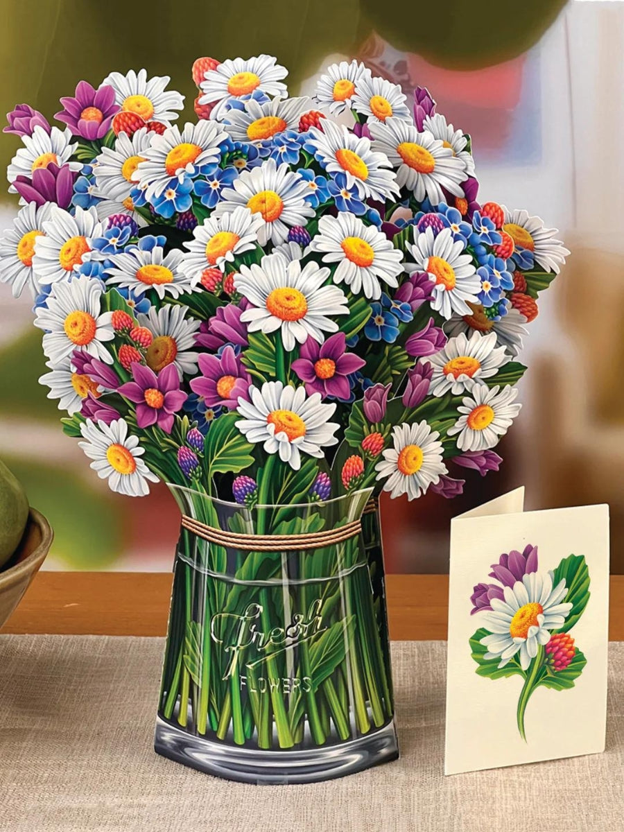 Field of Daisies Pop-Up Flower Bouquet