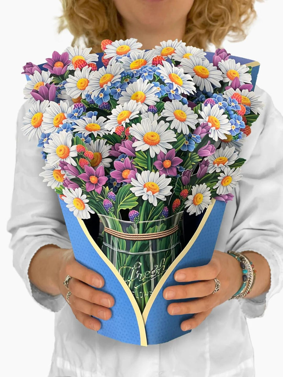 Field of Daisies Pop-Up Flower Bouquet