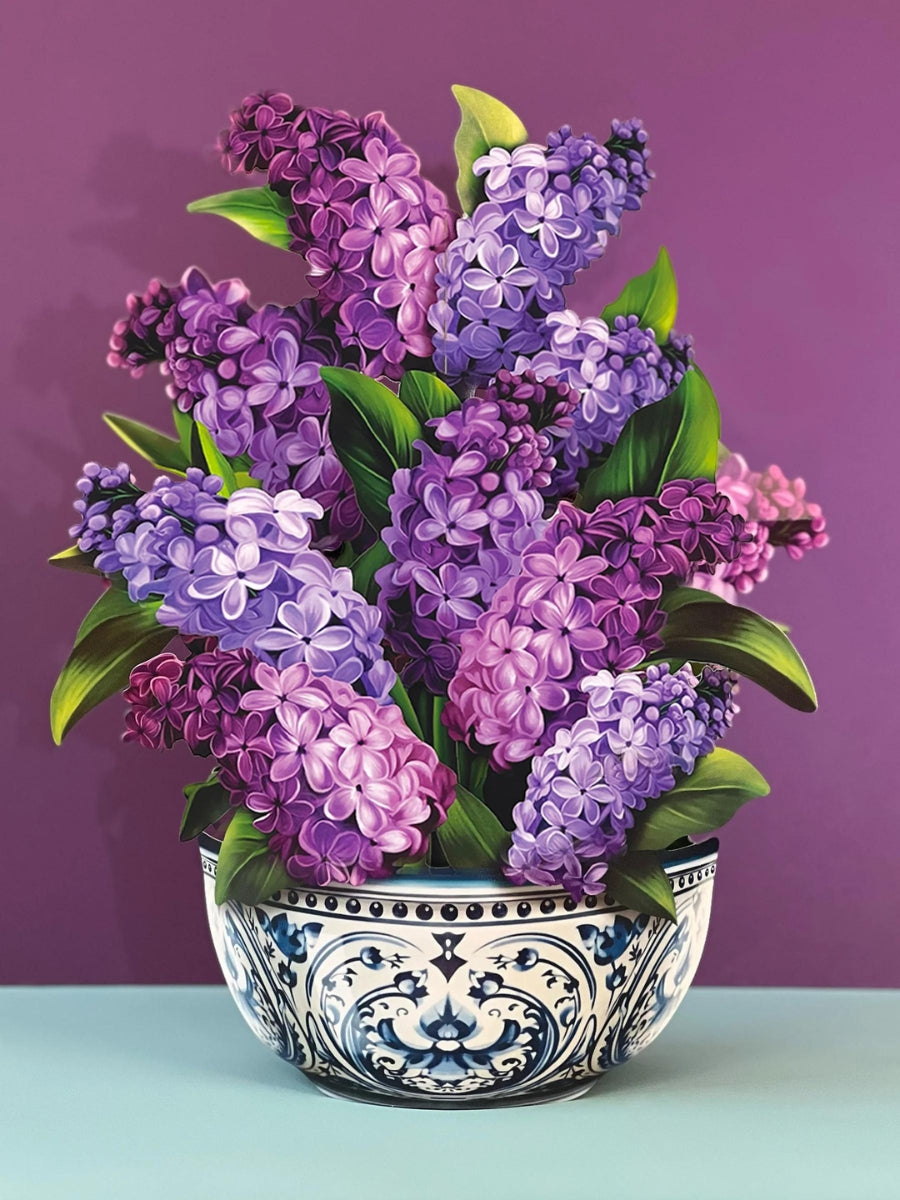 Garden Lilacs Pop-Up Flower Bouquet