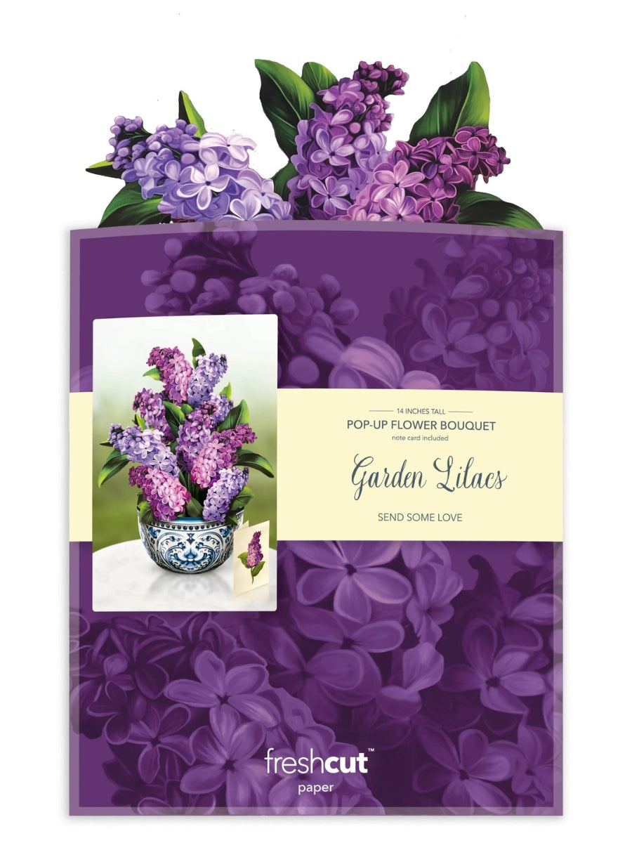 Garden Lilacs Pop-Up Flower Bouquet