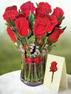 Red Roses Pop-Up Flower Bouquet