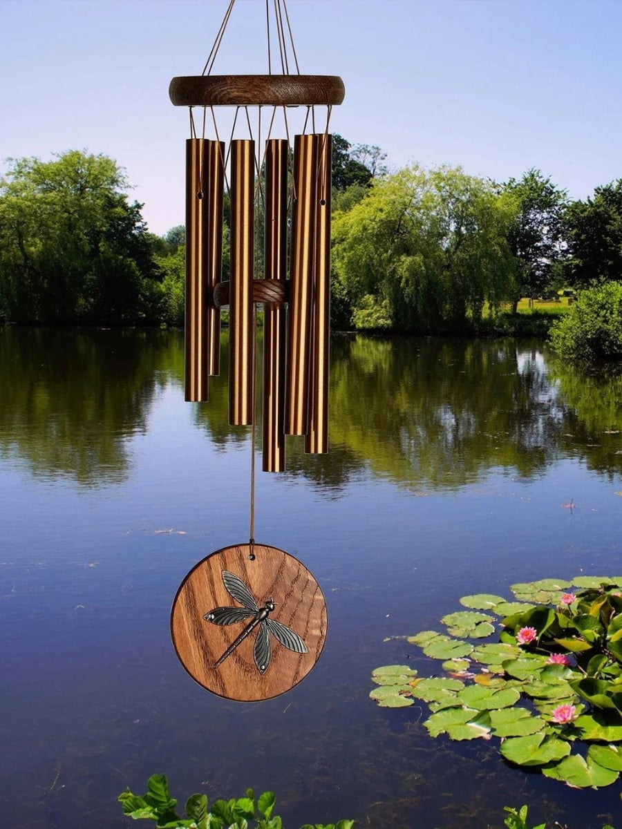 Teak Dragonfly Habitats Chime