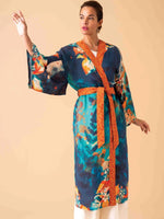 Hare and Moon Kimono Gown
