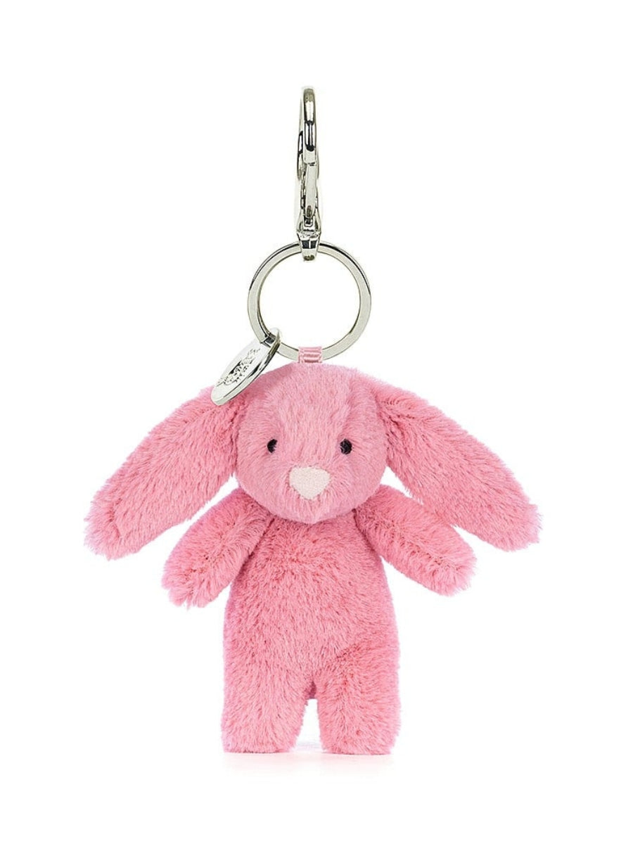 Bashful Bunny Pink Bag Charm