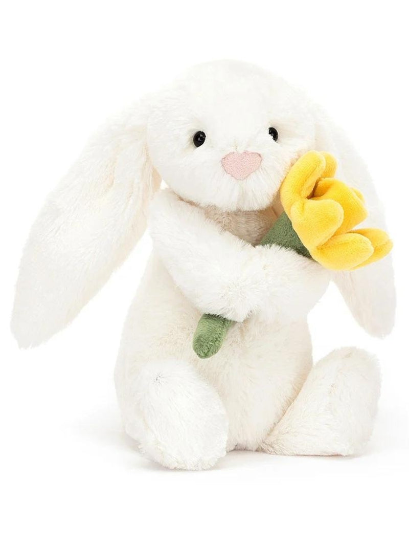 Bashful Bunny With Daffodil