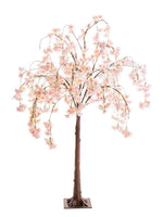 Lighted Faux Weeping Cherry Tree