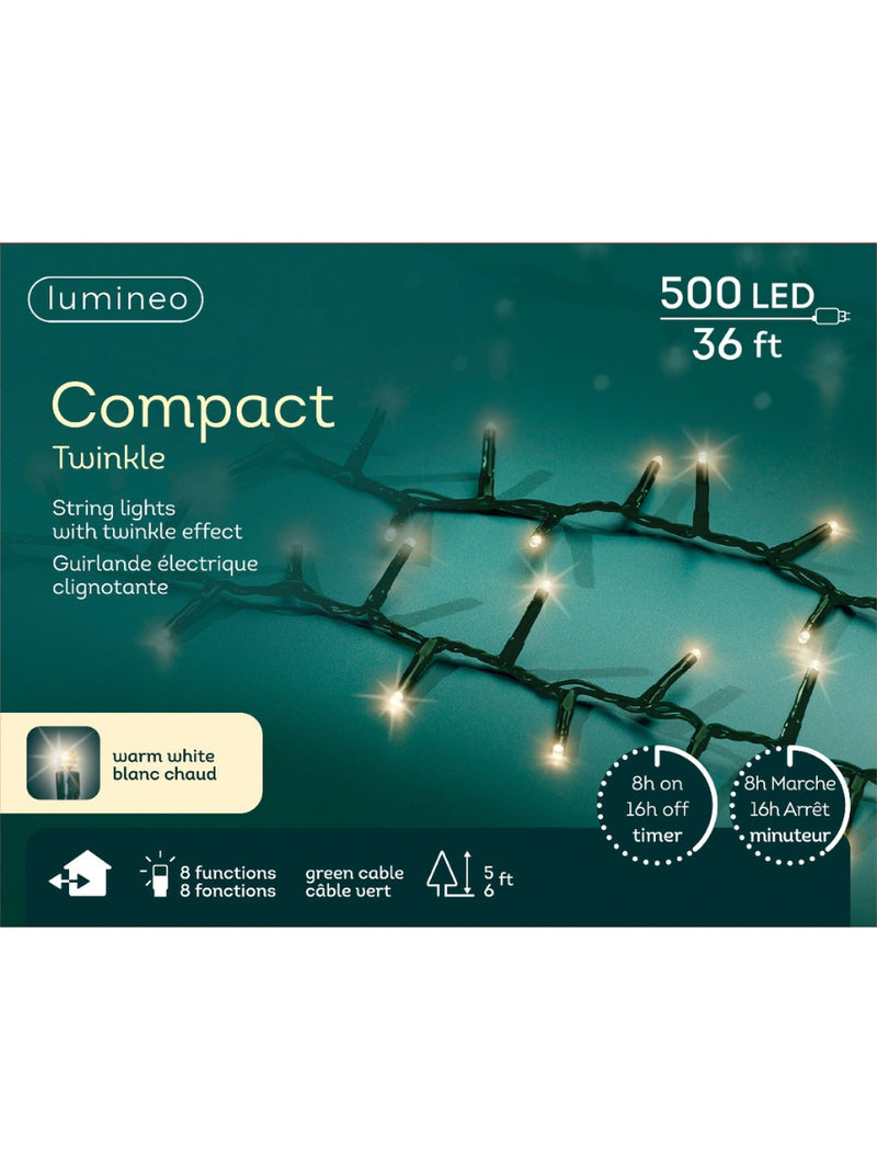 Outdoor & Indoor LED Compact Twinkle White