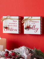 Merry Christmas & Jolly Sign