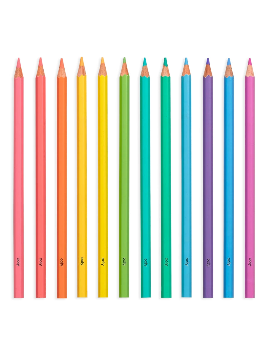 Pastel Hues Colored Pencils