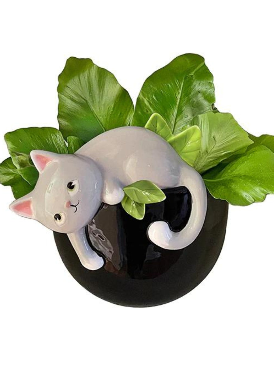 Playful Kitty Planter