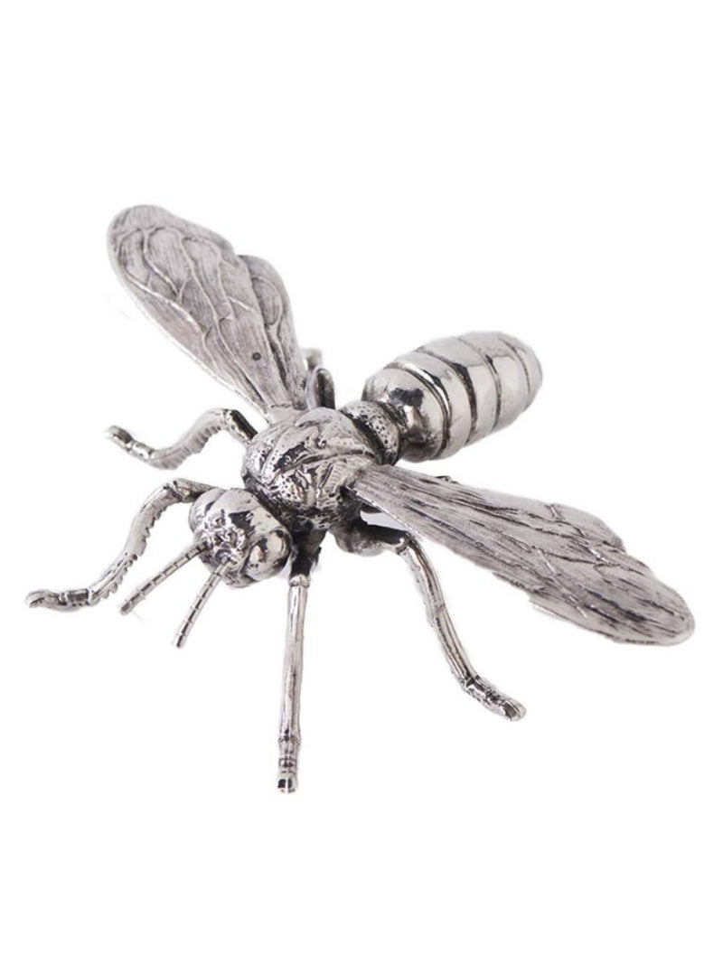 Silver Metal Bee