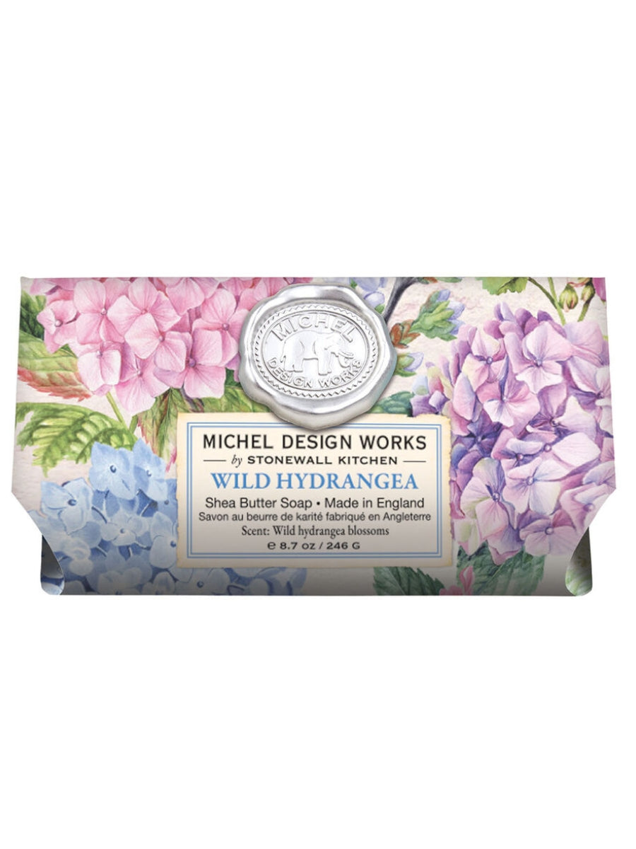 Wild Hydrangea Large Bath Soap Bar