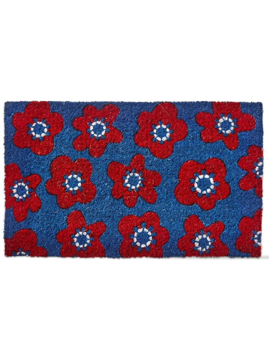 Happy Flower Coir Doormat