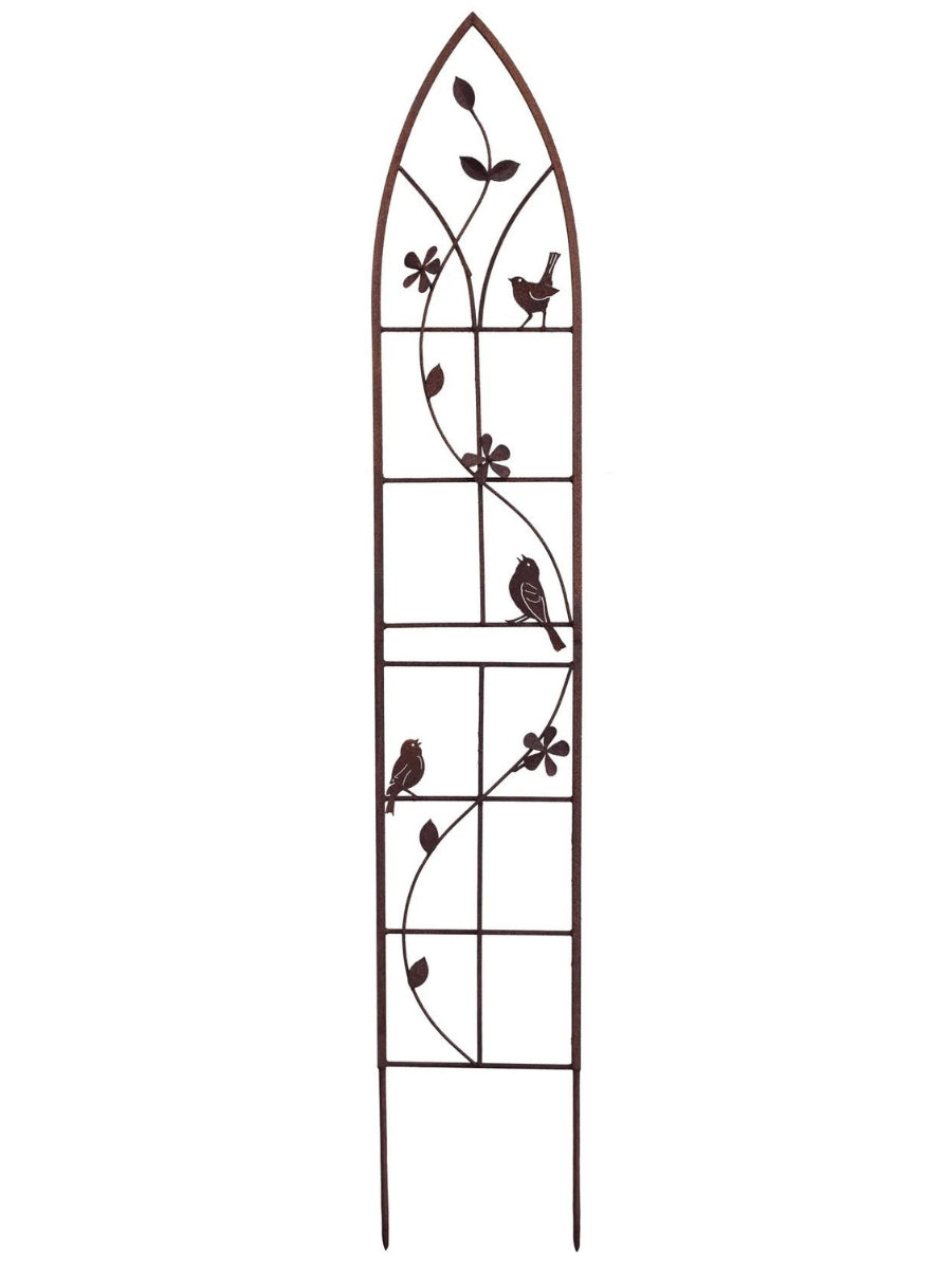 Gothic Window Bird Trellis